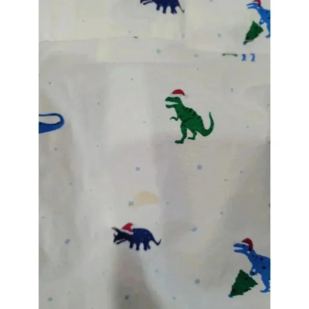 Children's Place Boys Christmas Dinosaur Santa Hat Shirt size‎ Large #3